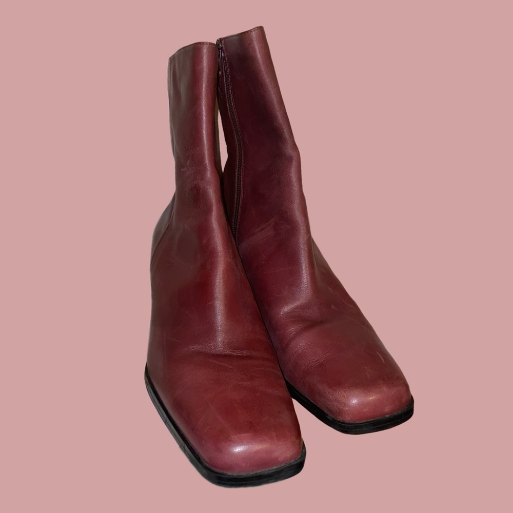 Madeline 90s square toe boots